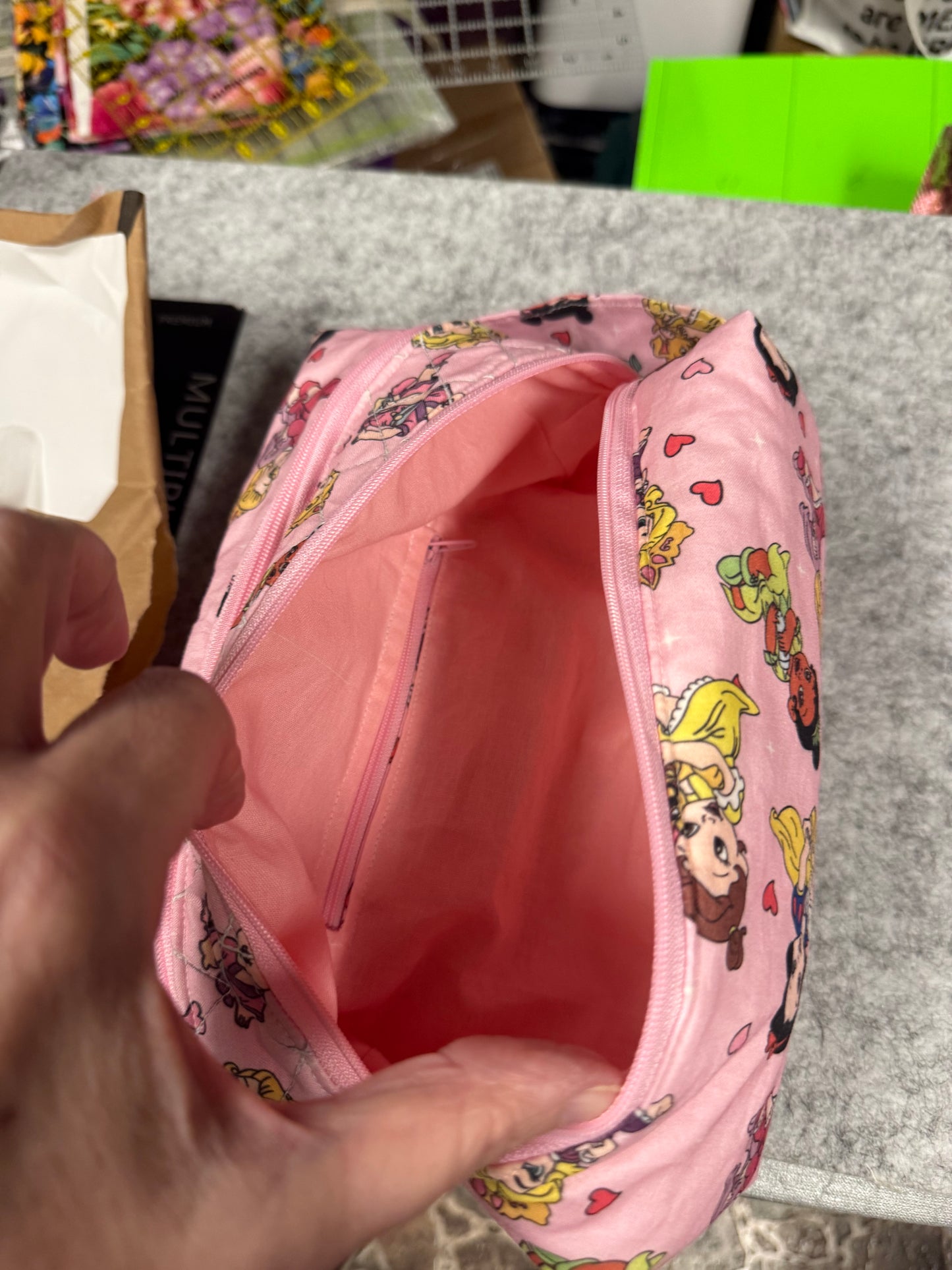 Mini diaper clutch