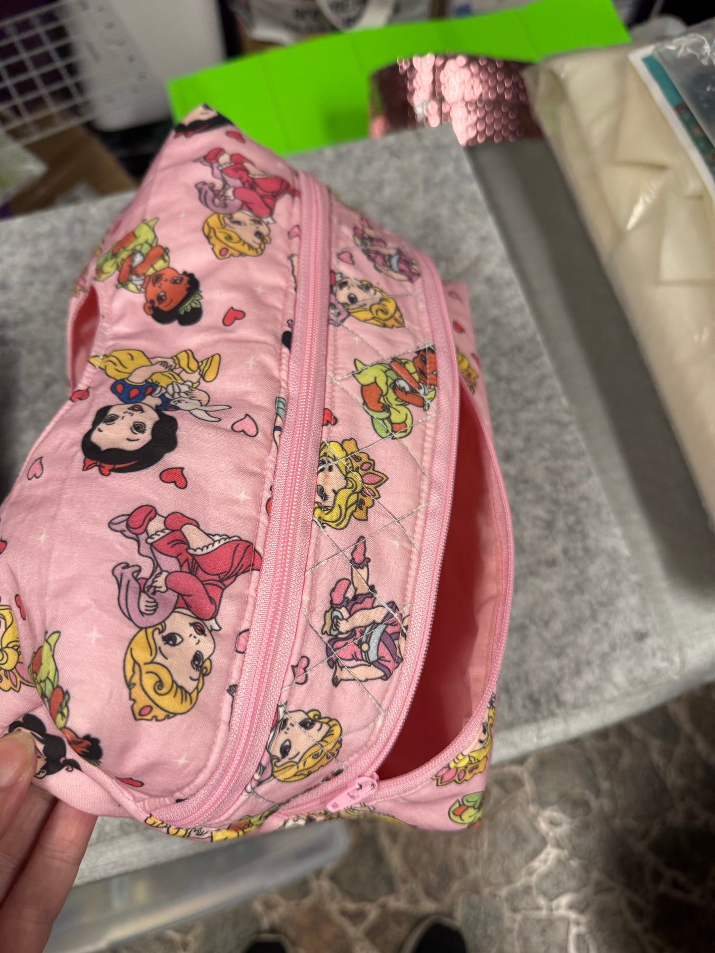 Mini diaper clutch