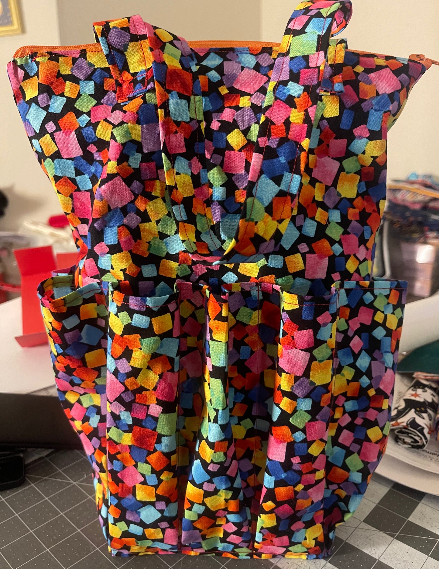 Bingo bag square bottom