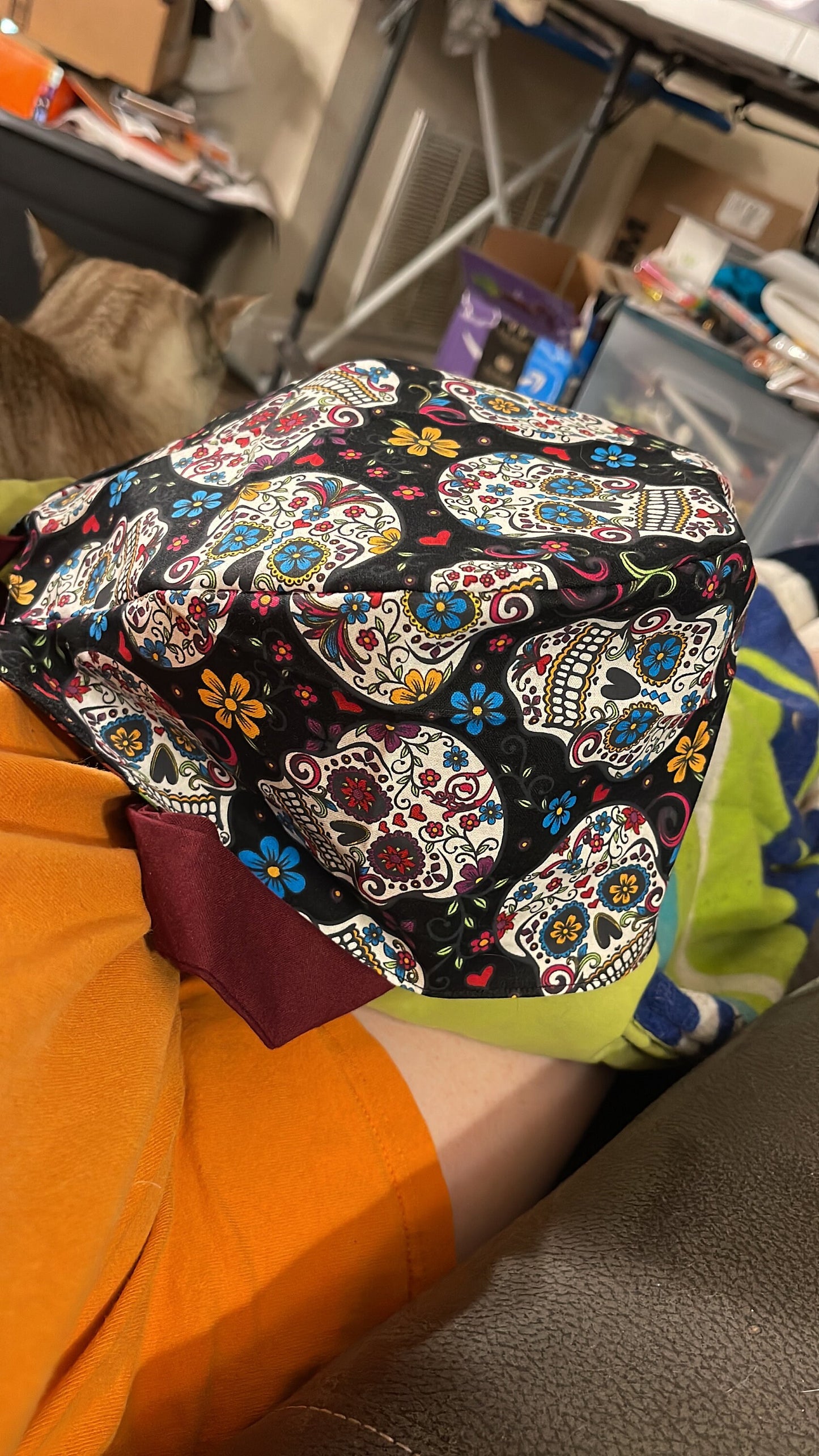 Chemo or nurse cap reversible