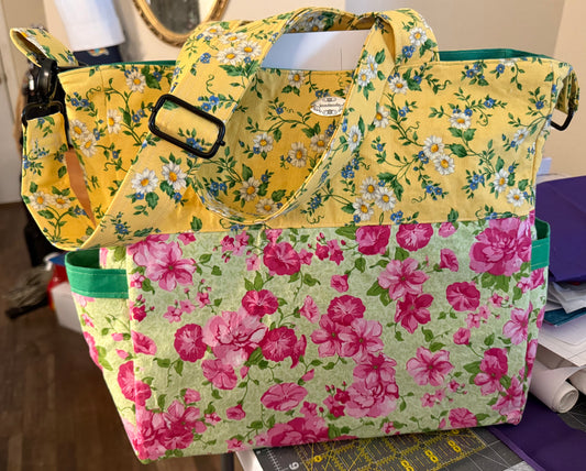 Handmade Custom Diaper Bag — Fabric of Your Choice, Optional Waterproof Lining
