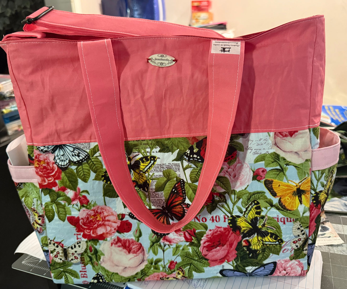 Handmade Custom Diaper Bag — Fabric of Your Choice, Optional Waterproof Lining