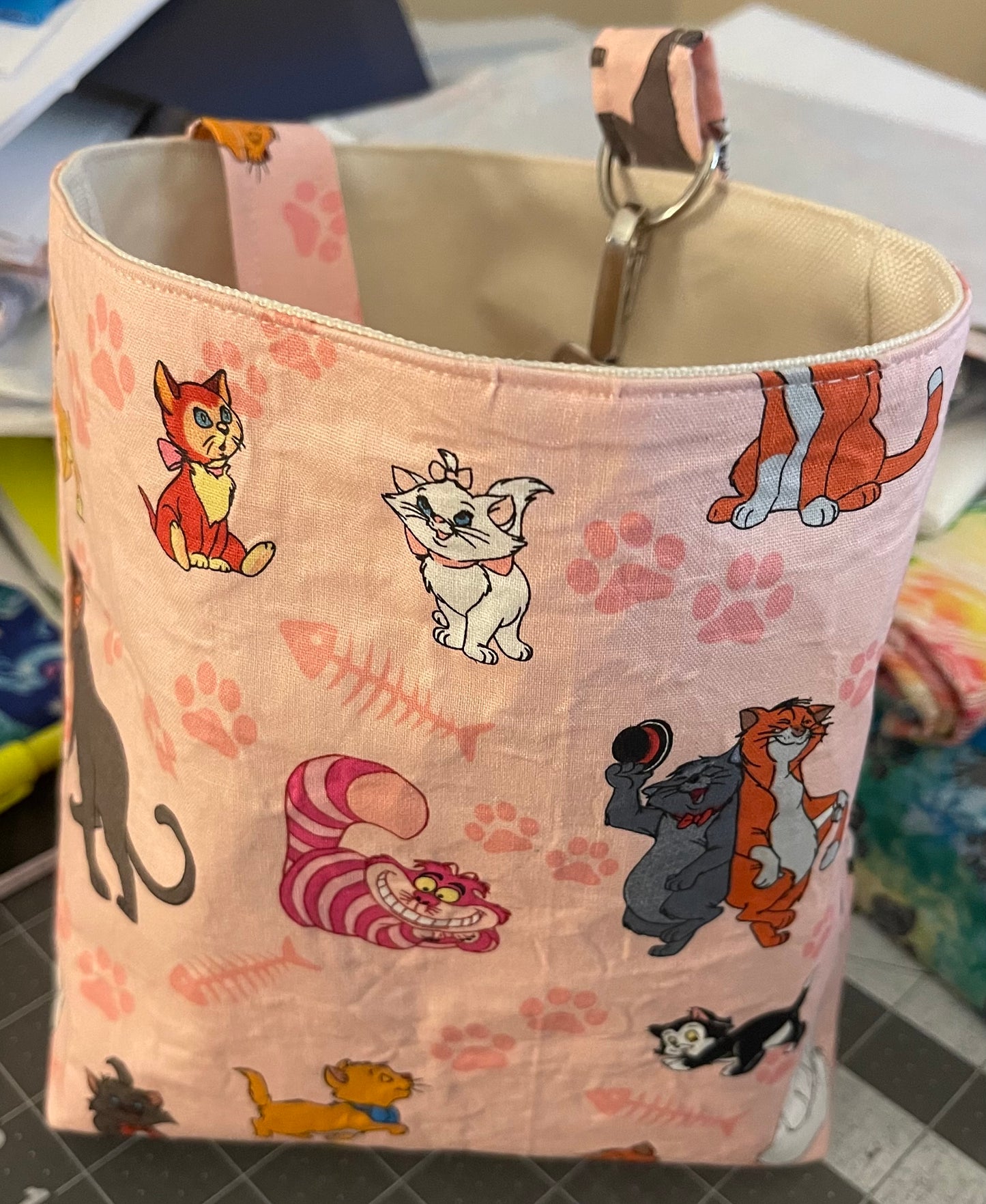 Handmade Car Trash Bag — Custom Fabric with Waterproof Lining