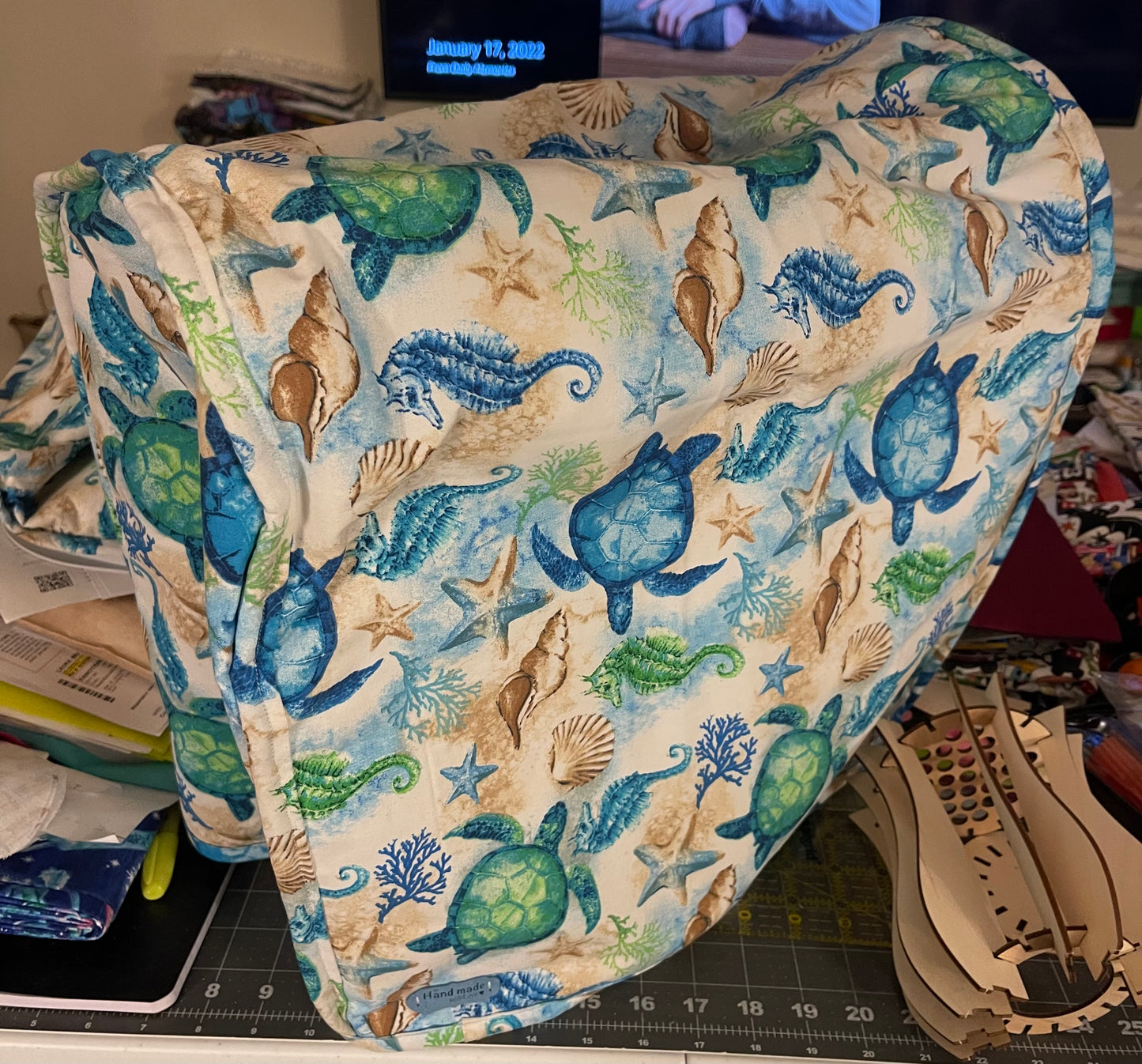 Kitchen Aid cover fits 5 or 6 qt /one choice fabric